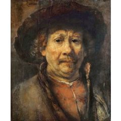 Small Self Portrait Painting Reproduction