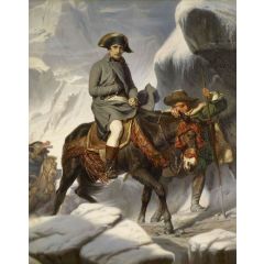 Napoleon Crossing the Alps May 1800 Painting Reproduction