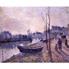 Quai de Pothuis, bords de l’Oise Painting Reproduction