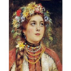 Russian Beauty Painting Reproduction
