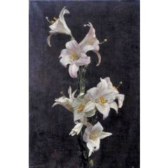 White Lilies Painting Reproduction