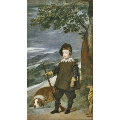 Prince Baltasar Carlos as a Hunter Painting Reproduction