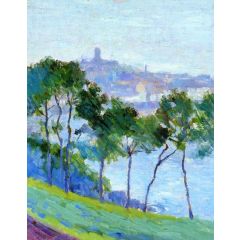 Harbor View Painting Reproduction