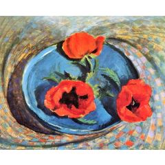 Whirling Poppies Painting Reproduction