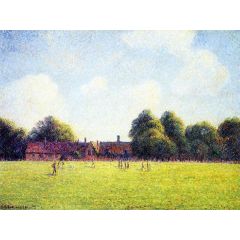 Hampton Court Green, London Painting Reproduction