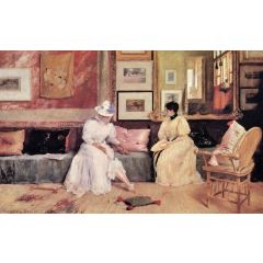 A Friendly Visit Painting Reproduction