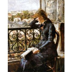 At the Window Painting Reproduction