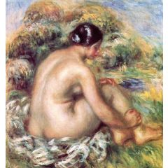 Bather Painting Reproduction