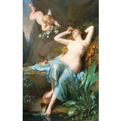 Venus & Cupid(also known as The Love of the Nymph) Painting Reproduction