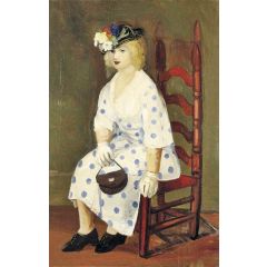 The Polka Dot Dress Painting Reproduction