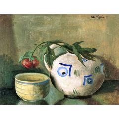 Still Life with Peony Painting Reproduction
