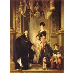 The Marlborough Family Painting Reproduction