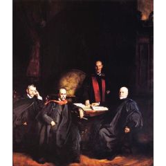 Professors Welch, Halsted, Osler and Kelly, also known as The Four Doctors Painting Reproduction