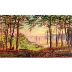 Hudson River from Dudley ’s Grove Painting Reproduction