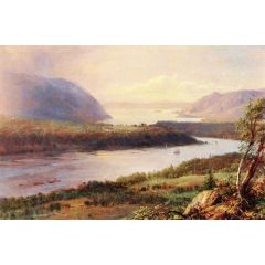 The Highlands of the Hudson River Painting Reproduction