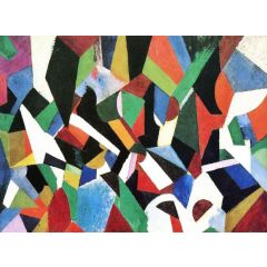 Composition II Painting Reproduction