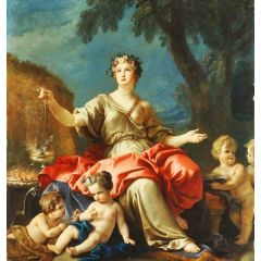 The Personifications of Asia Painting Reproduction
