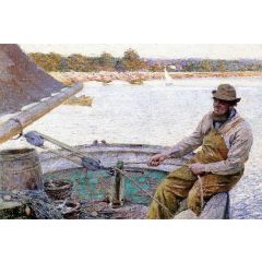 The Fisherman’s Return, Gloucester Painting Reproduction