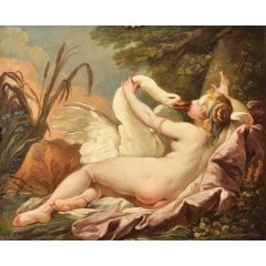 Leda and the Swan Painting Reproduction