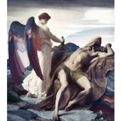 Elijah in the Desert Painting Reproduction