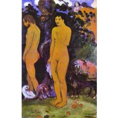 Adam and Eve Painting Reproduction