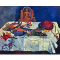 Still Life with Parrots Painting Reproduction