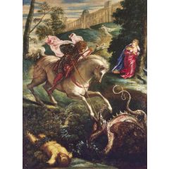 Saint George and the Dragon Painting Reproduction