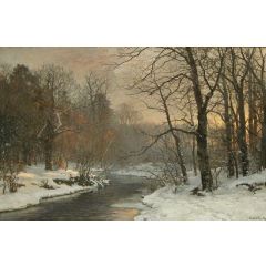 As Evening Falls Painting Reproduction