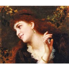 Hanging the Garlands Painting Reproduction