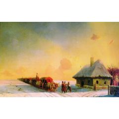 Chumaks in Little Russia Painting Reproduction