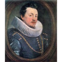 Portrait of a Man Painting Reproduction