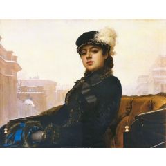 Portrait of an Unknown Woman Painting Reproduction