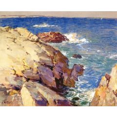 Pirate’s Cove, Marginal Way, Ogunquit, Maine Painting Reproduction