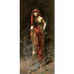 Priestess of Delphi Painting Reproduction