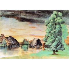 Willow Mill Painting Reproduction