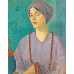 Portrait of a Girl Painting Reproduction