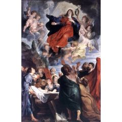 The Assumption of the Virgin Painting Reproduction