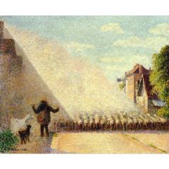 Flock of Sheep Painting Reproduction