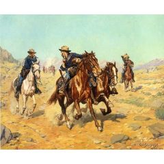 Saving Their Lieutenant Painting Reproduction