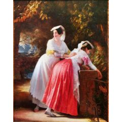 Women from Albano Painting Reproduction