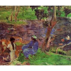 Riverside Painting Reproduction