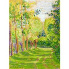 Landscape at Saint-Charles Painting Reproduction