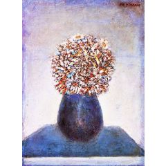 Still Life in Old Iron Crock Painting Reproduction