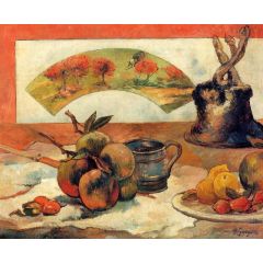Still Life with Fan Painting Reproduction
