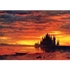 California Sunset Painting Reproduction