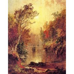 Autumn on the Waywayanda Painting Reproduction