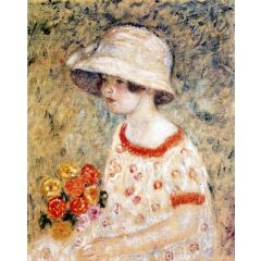 Portrait of Frances Kilmer Painting Reproduction