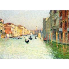 Gondolas in Venice Painting Reproduction