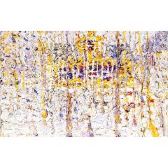 Landscape with Yellow House Painting Reproduction