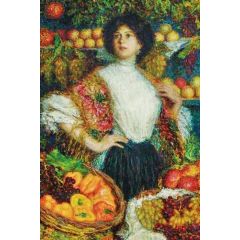 The Fruit Seller Painting Reproduction